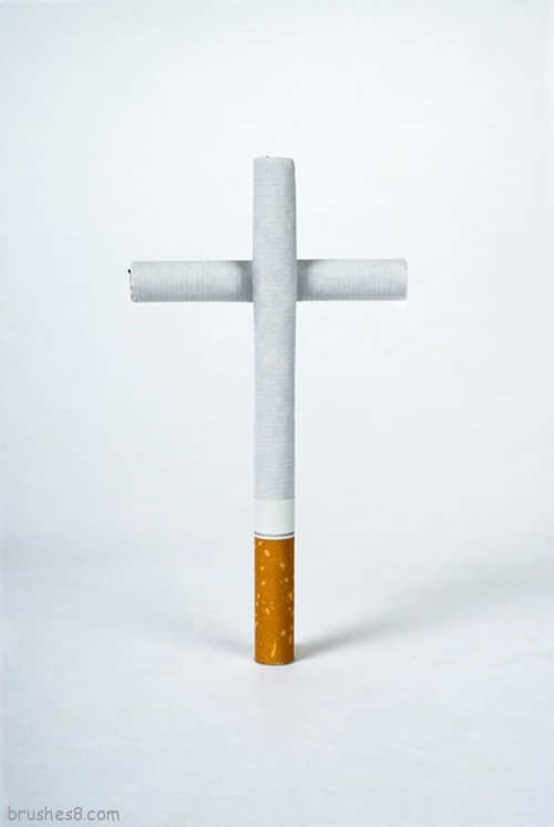 53个禁止吸烟的公益创意广告 : PS笔刷吧-笔刷