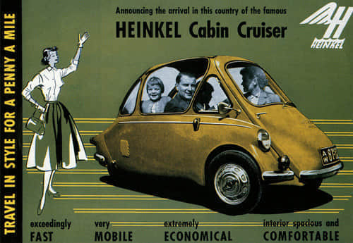 20世纪30年代到20世纪70年代老爷车广告单设