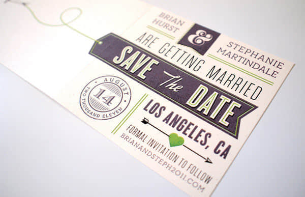 21 invitation cards save the date 30 Beautiful & Creative Invitation Card Designs