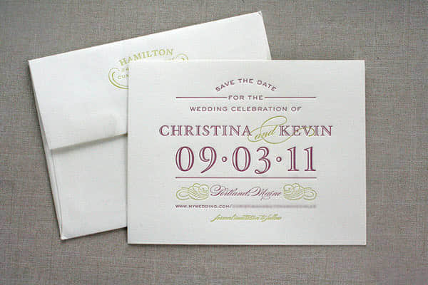 23 invitation cards classic aubergine 30 Beautiful & Creative Invitation Card Designs