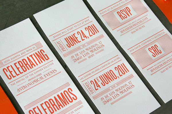 25 invitation cards letterpress matchbook invitations 30 Beautiful & Creative Invitation Card Designs