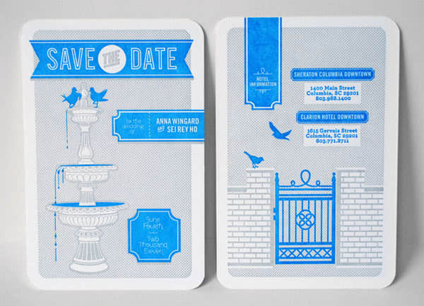 27 invitation cards mid century style 30 Beautiful & Creative Invitation Card Designs