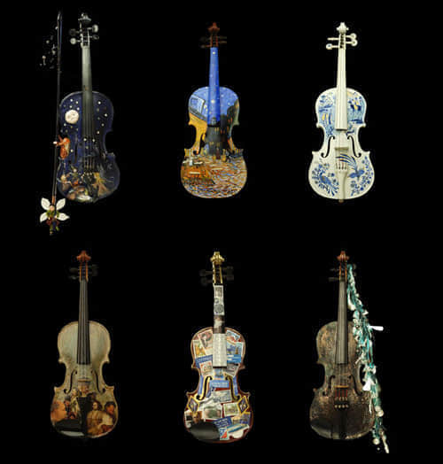 31把的个性化小提琴、大提琴和吉他欣赏