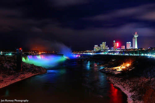 City of Niagara Falls 60 Examples of Beautiful Night Shots