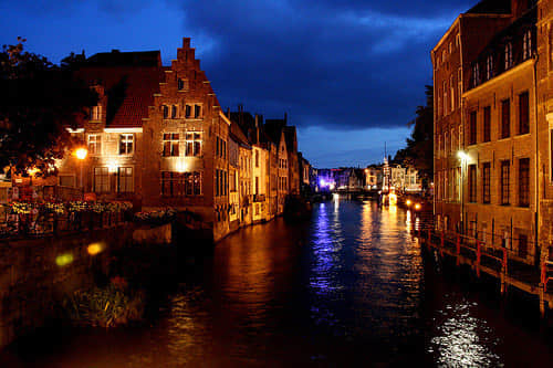 Ghent by night 60 Examples of Beautiful Night Shots