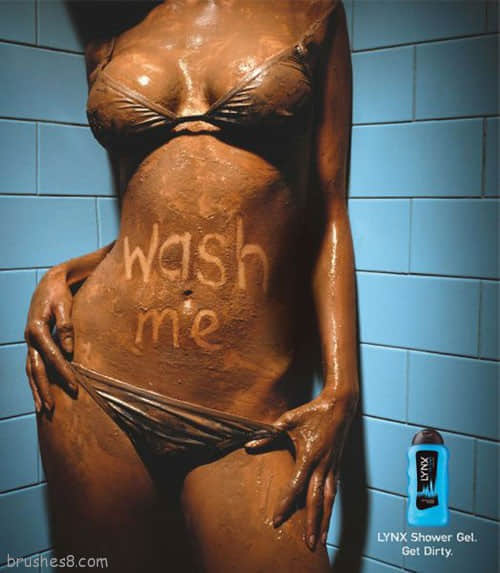 Axe shower gel: Wash me