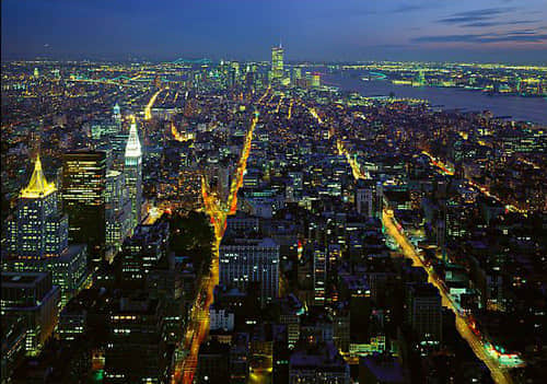 New York City 60 Examples of Beautiful Night Shots