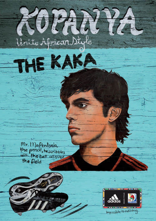 adidas print advertisement famous in africa kaka