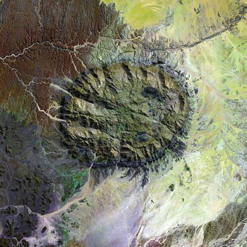 Brandberg - Namibia satellite photo