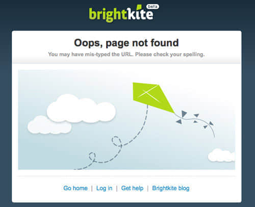 brightkite 60 Really Cool and Creative Error 404 Pages