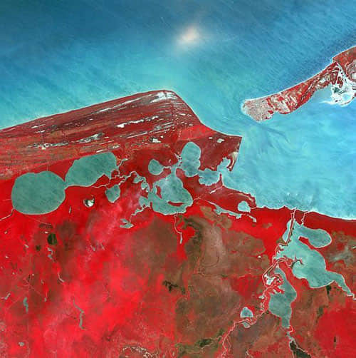 Terminos Lagoon - Mexico satellite photo