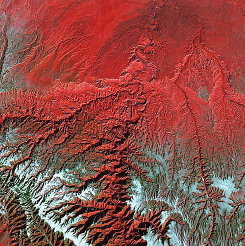 Canyon - Utah, Usa satellite photo