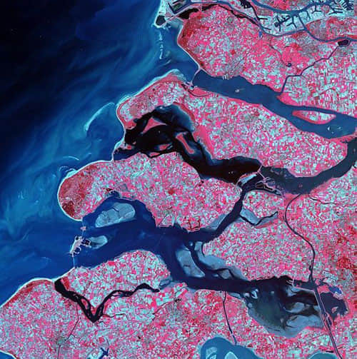 Delta - Holland satellite photo