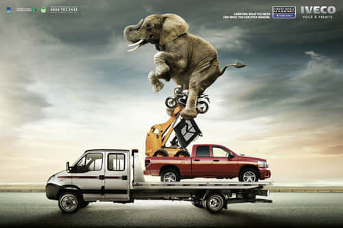 Carrying what you need and what you can even imagine Iveco Print Advertisement
