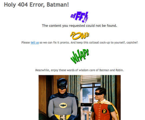 latelategifts 60 Really Cool and Creative Error 404 Pages