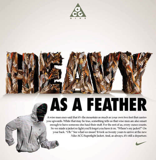 nike acg 60+ Creative and Clever Advertisements