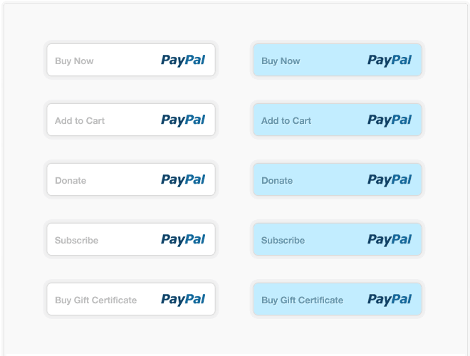 PayPal图标按钮下载