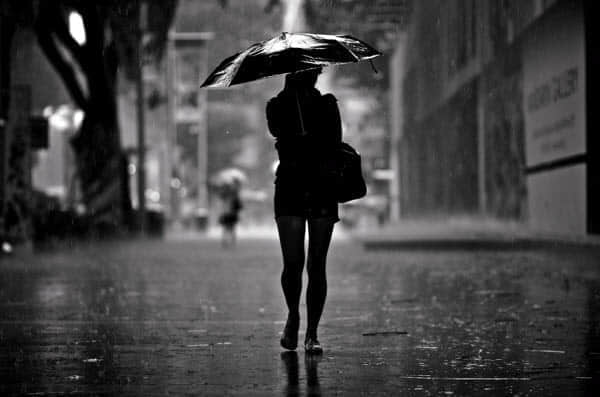 silhouette in the rain Rainy Day Photography: 35 Dazzling Examples