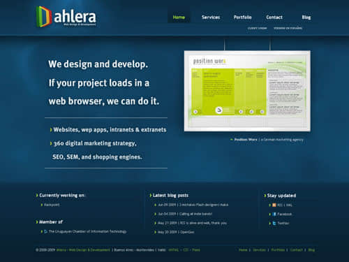 ahlera.com - Weekly 30 inspirational websites #41 CSS and Flash gallery