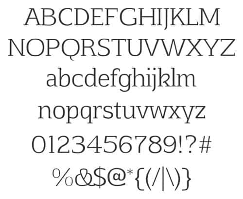 Afta Serif Free font for download