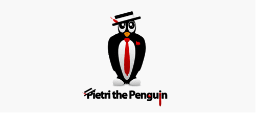 30个魅力十足的企鹅logo标志设计思路