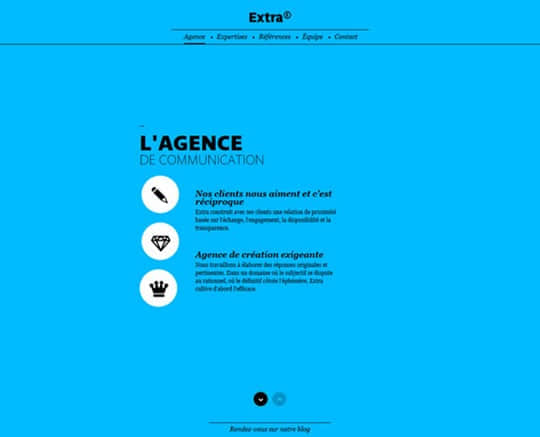extralagence.com Site Design