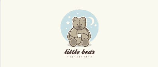 26个泰迪熊logo标志设计