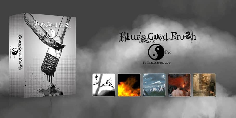 Blur's Good Brush6.0最新版全套【专业CG绘画Photoshop笔刷库】下载及介绍使用方法