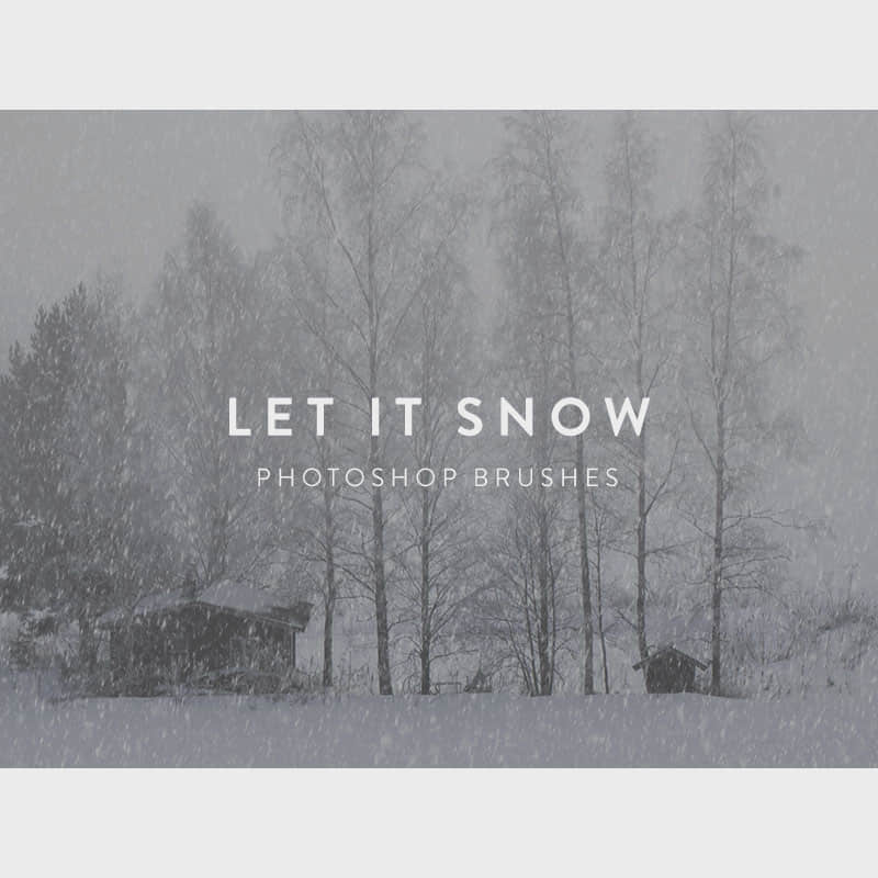 高清真实的下雪 雪背景素材photoshop笔刷下载 Ps笔刷吧 笔刷免费下载