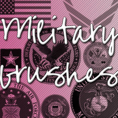 美国军事机构图标徽章photoshop笔刷素材