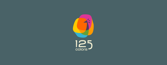 40个绚丽多彩的七色logo标志设计方案欣赏