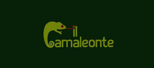40个变色龙蜥蜴动物logo设计参考
