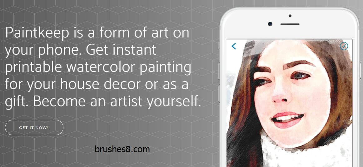 Paintkeep：将你的照片转换成水彩画、铅笔素描、油画等抽象风格！并可以加上你的个性艺术签名（仅支持iPhone, iPad）