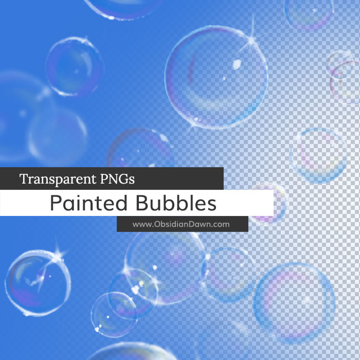 半透明泡泡图片PS素材（PNG免扣图片格式）