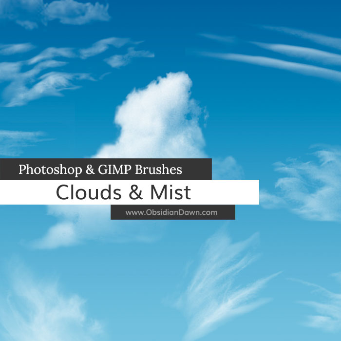 蔚来的天空白云效果、真实云层纹理PS笔刷下载