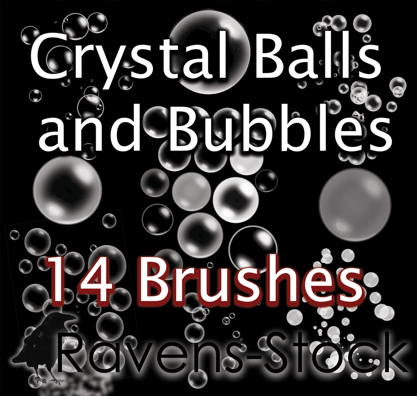 14种水中泡泡、气泡、水泡Photoshop泡泡笔刷