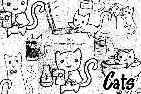 卡通猫笔刷